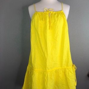 J. Crew linen coverup